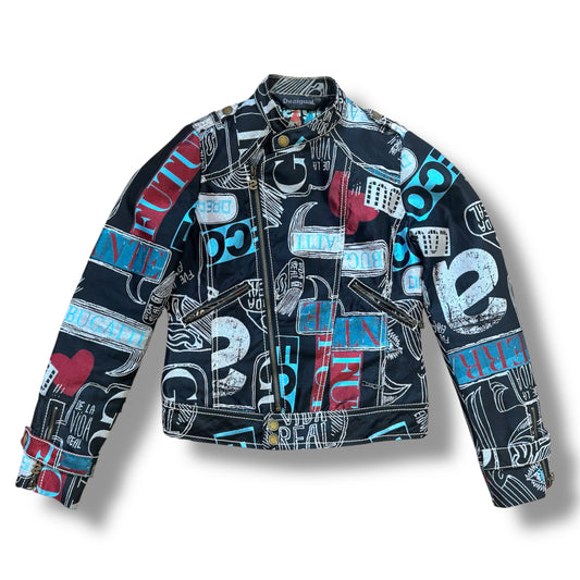 "Vida Real" Desigual embroidered jacket
