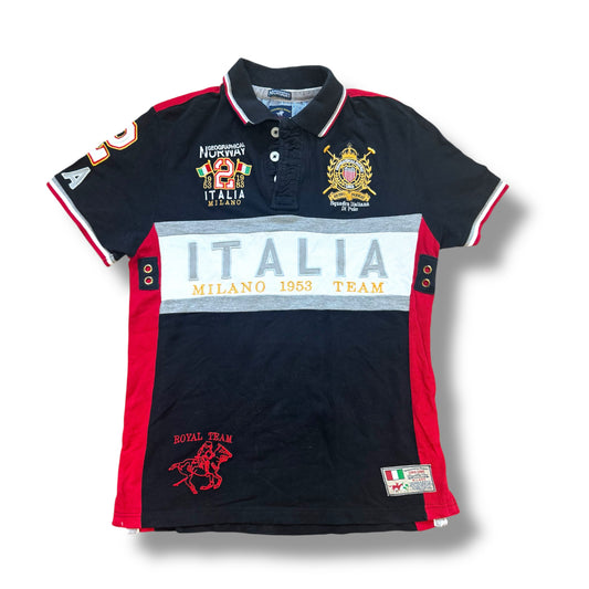 Vintage Italia Milano embroidered polo