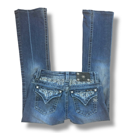 Miss Me Y2K low waist wide leg jeans