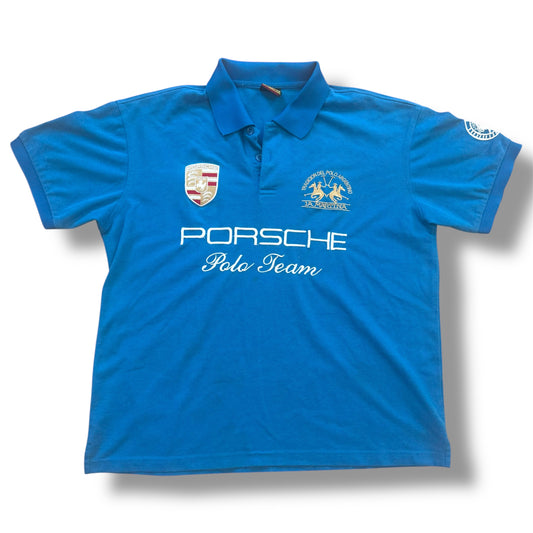 La Martina Porsche 2012 skyblue polo