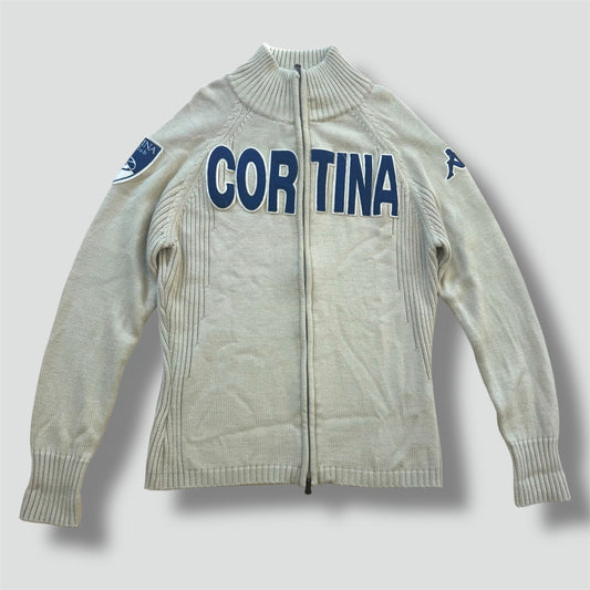Kappa Cortina vintage knitted zip-up