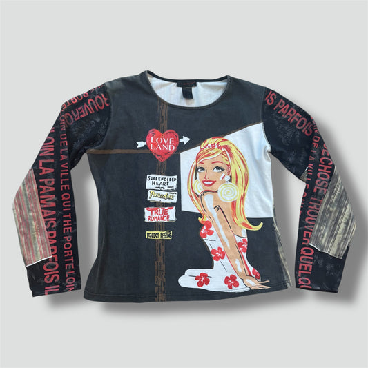 Custo Barcelona "True Romance" vintage longsleeve