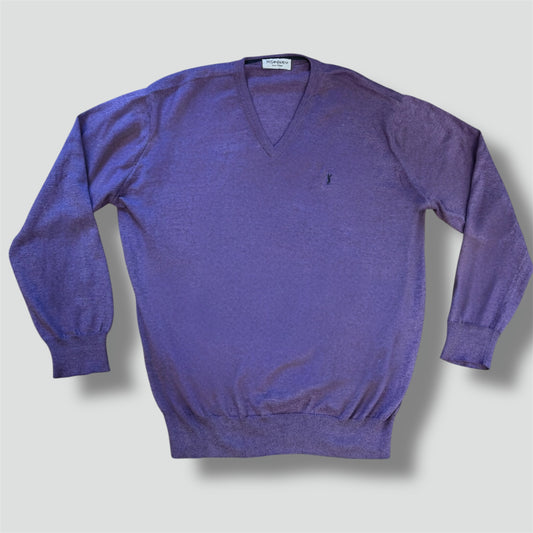 Yves Saint Laurent vintage purple sweater