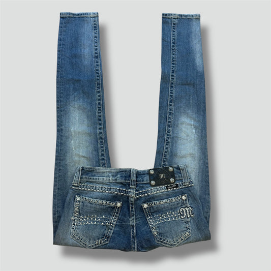 Miss Me rhinestones slim jeans