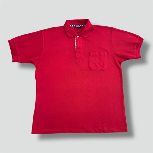 Burberry London red poloshirt