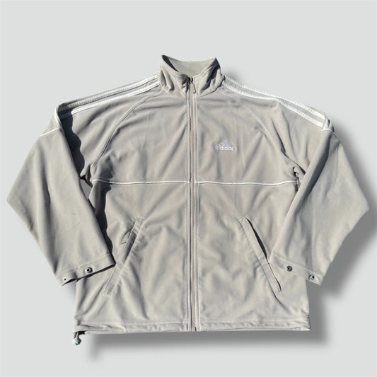 Adidas beige vintage track jacket