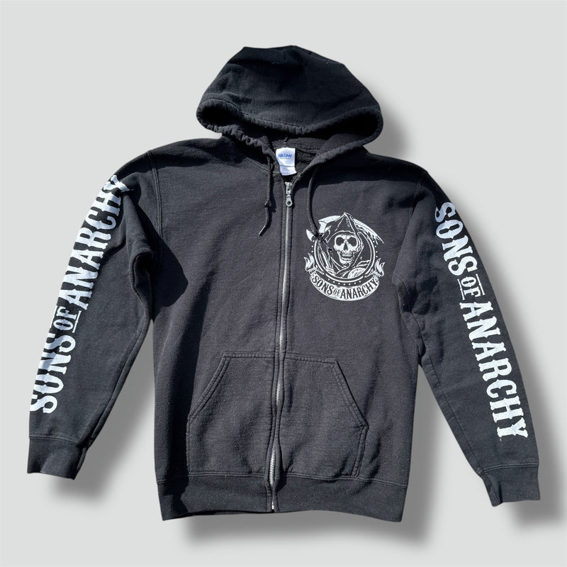 Sourced limited accessories and clothes Sons of Anarchy black zip-up hoodie – Secondhand Streetwear
