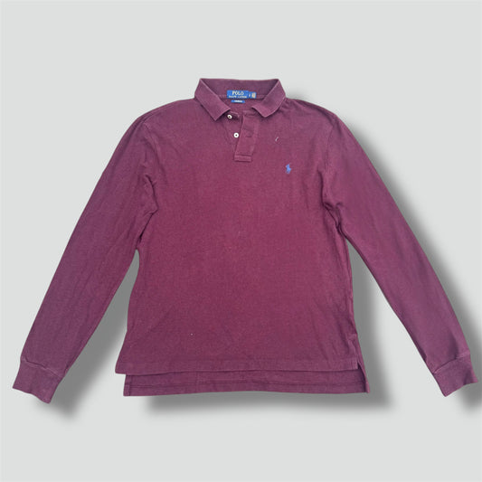 Polo Ralph Lauren burgundy classic longsleeve