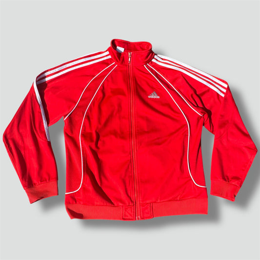 Adidas vintage red track jacket