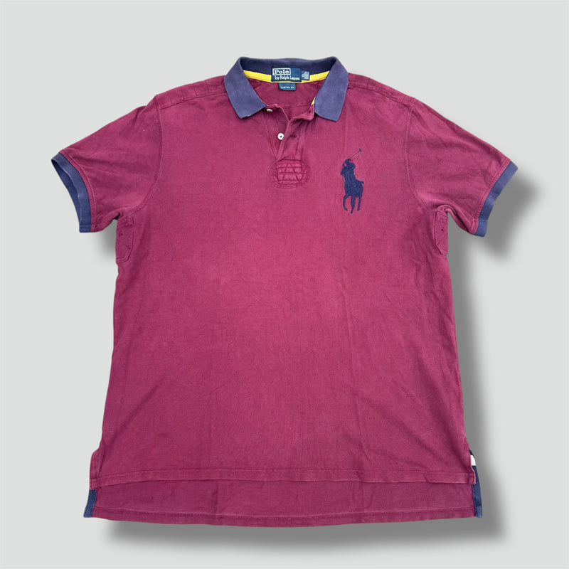 Sourced limited accessories and clothes Polo Ralph Lauren burgundy big pony shirt – Secondhand Streetwear