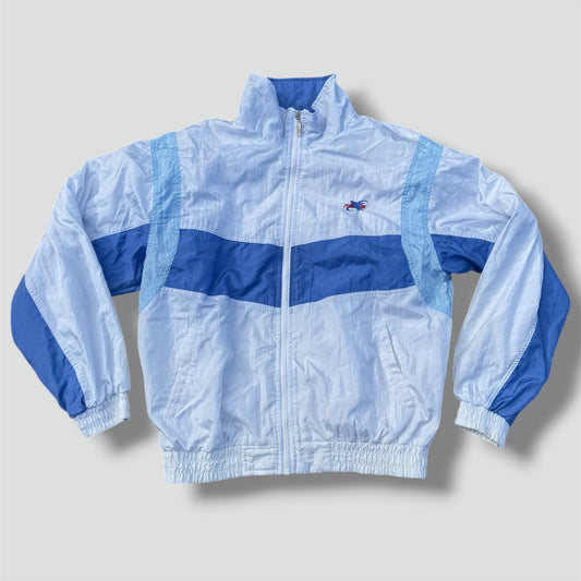 Reflex shiny white vintage rain jacket