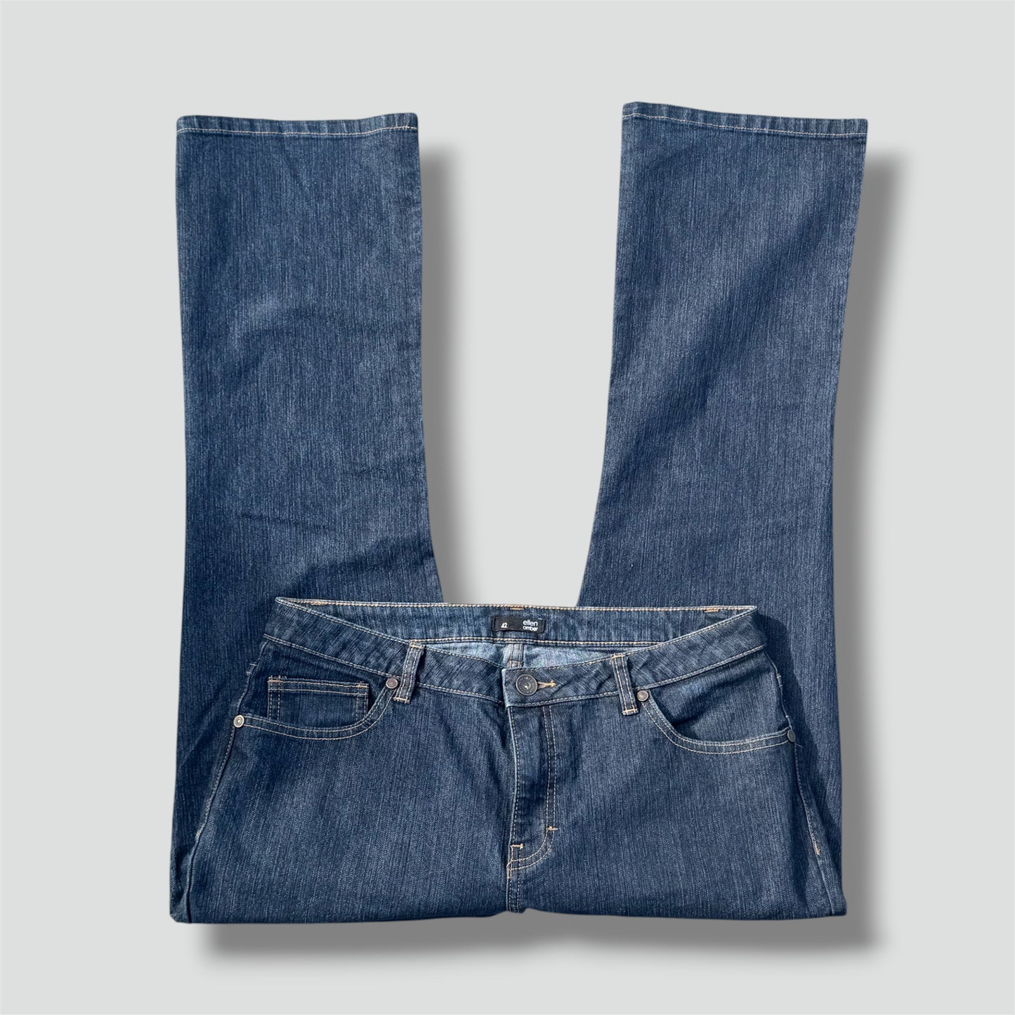 Ellen Amber vintage style wide leg jeans