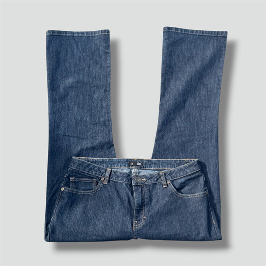 Ellen Amber vintage style wide leg jeans