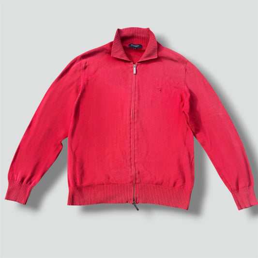 Burberry London vintage knitted zip-up