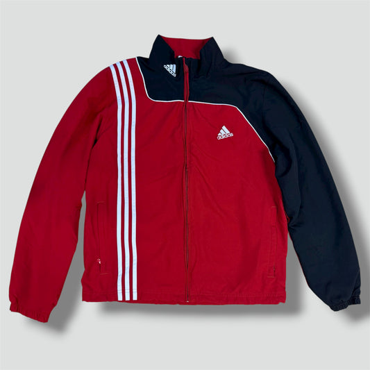 Vintage Adidas black and red track jacket