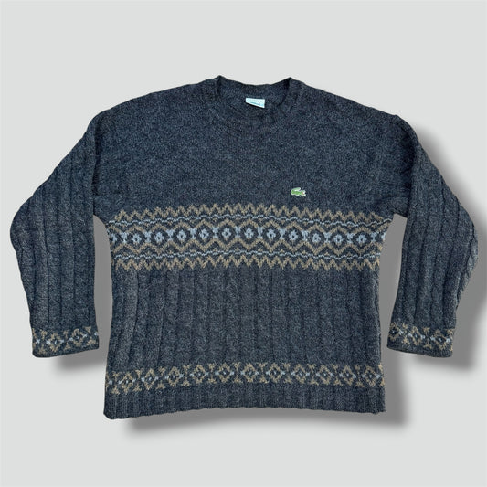 Lacoste vintage knitted crewneck sweatshirt