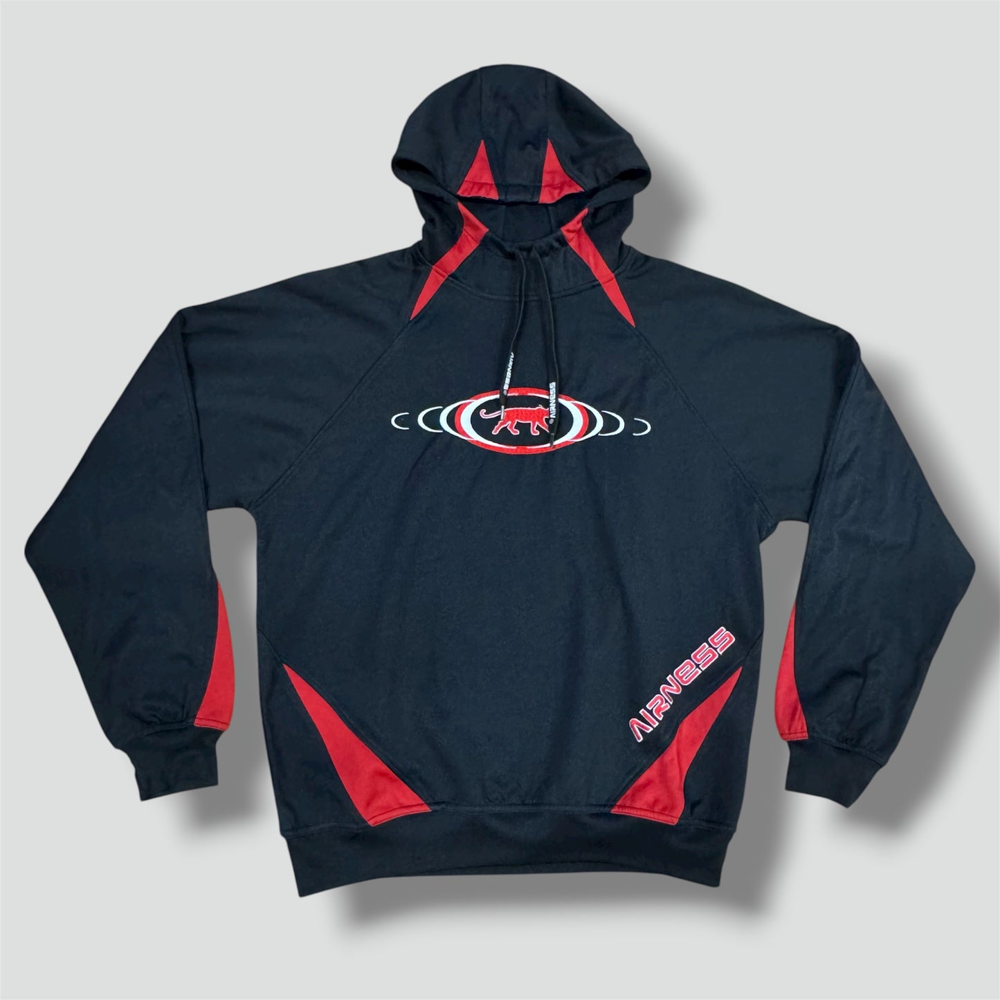 Streetwear style black Airness hoodie
