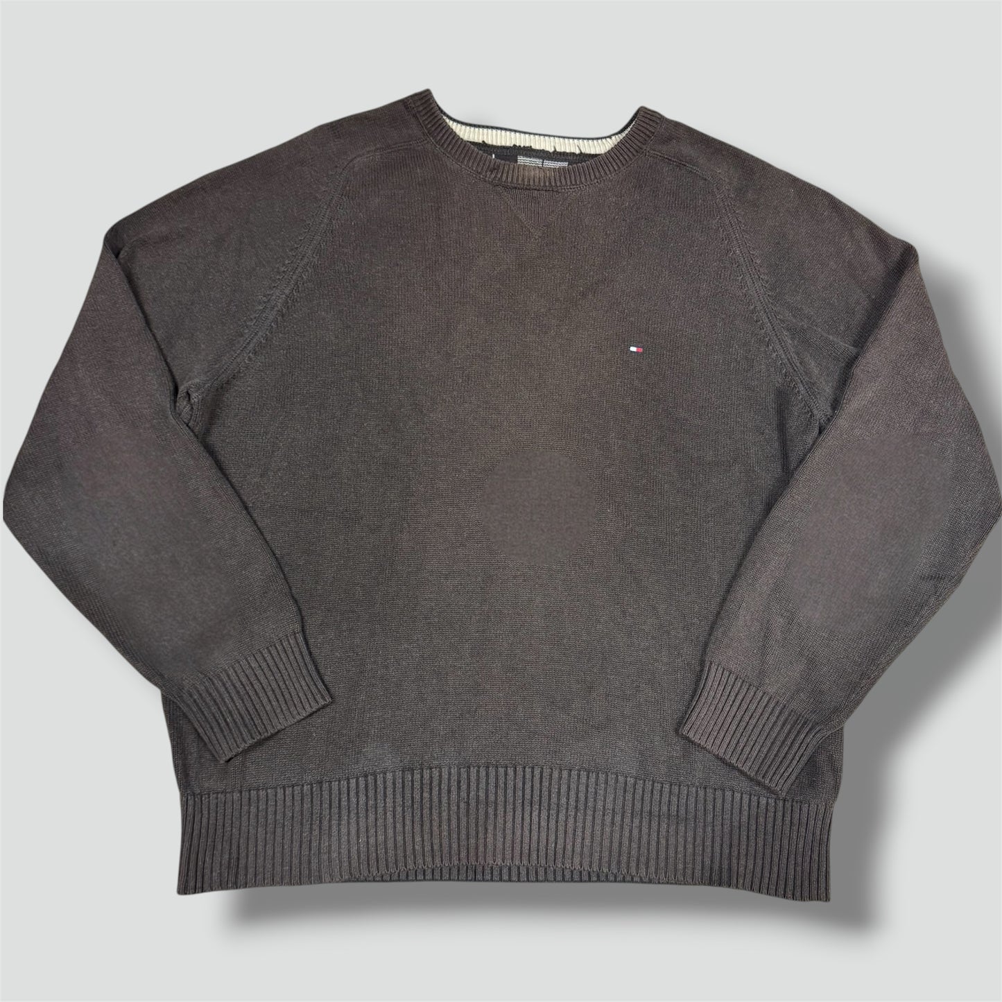 Tommy Hilfiger knitted brown sweatshirt