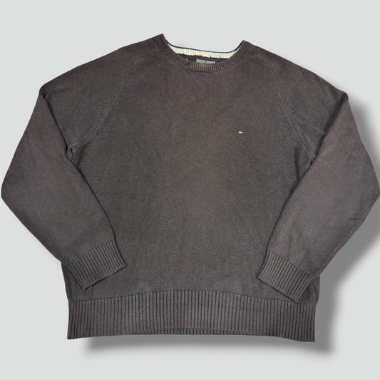 Tommy Hilfiger knitted brown sweatshirt