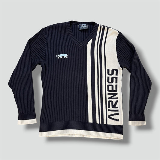 Vintage Airness knitted v-neck sweatshirt