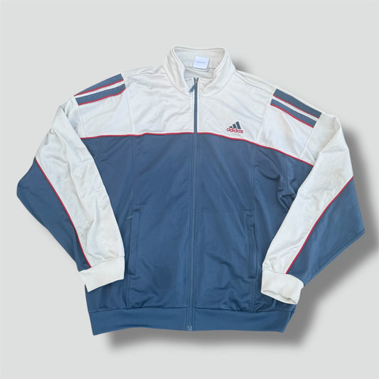 Adidas vintage white track jacket