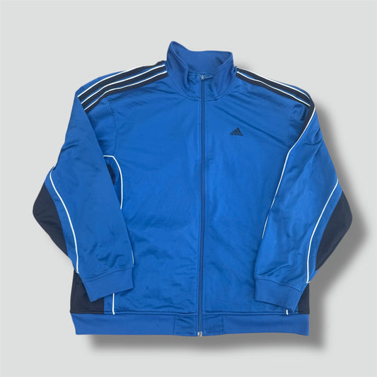 Adidas vintage blue oversized track jacket