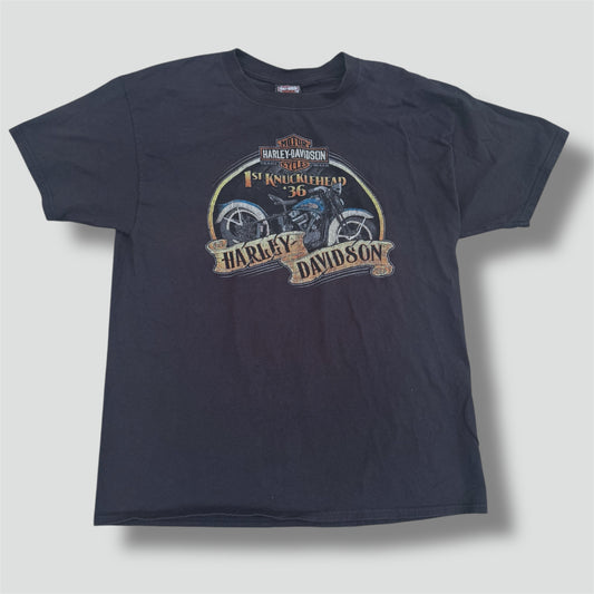 Harley Davidson 1st Knucklehead vintage 00s shirt