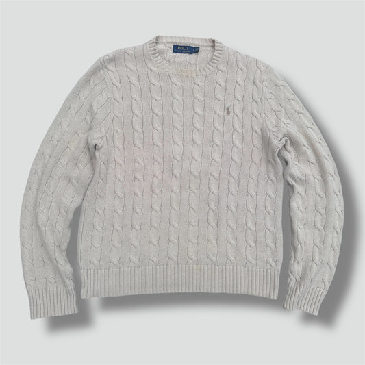 Polo Ralph Lauren classic beige knit-sweatshirt
