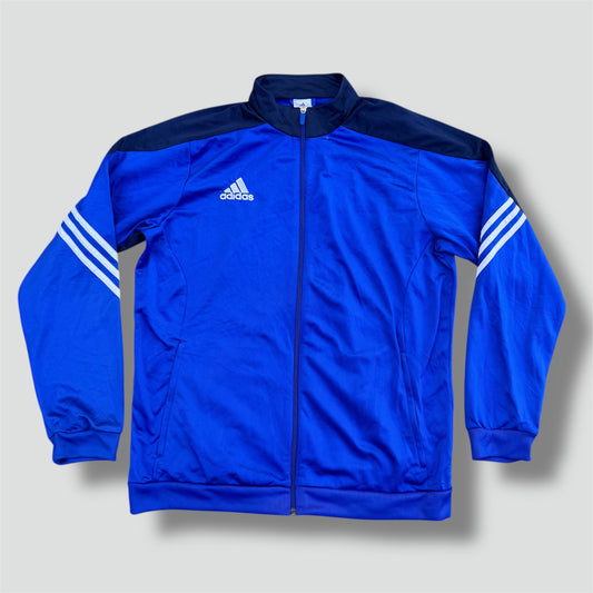 Adidas vintage blue track jacket