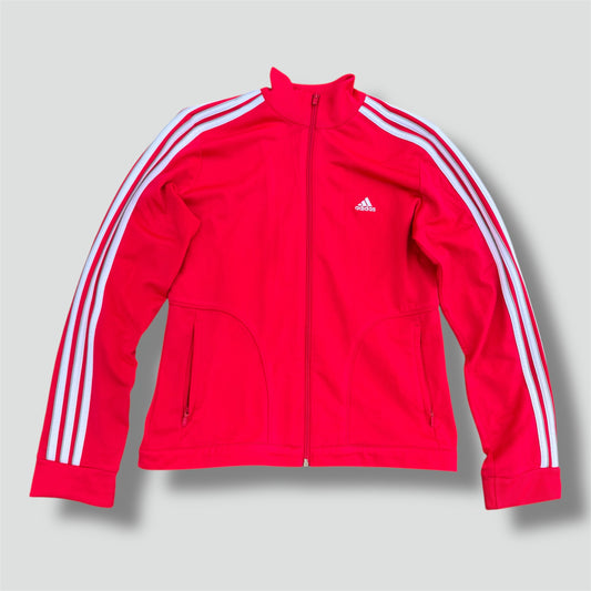 Vintage Adidas pink three-stripes track jacket
