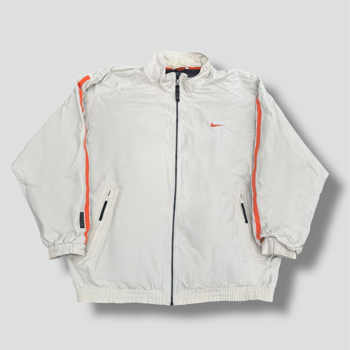 Nike vintage beige rain jacket