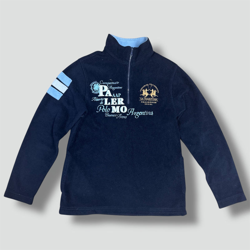 Sourced limited accessories and clothes La Martina Argentina vintage fleece sweater – Secondhand Streetwear