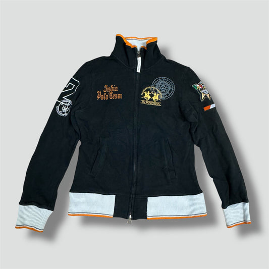 La Martina India polo vintage zip-up