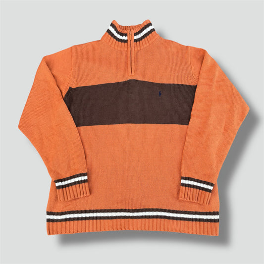 Polo Ralph Lauren vintage orange knitted sweatshirt
