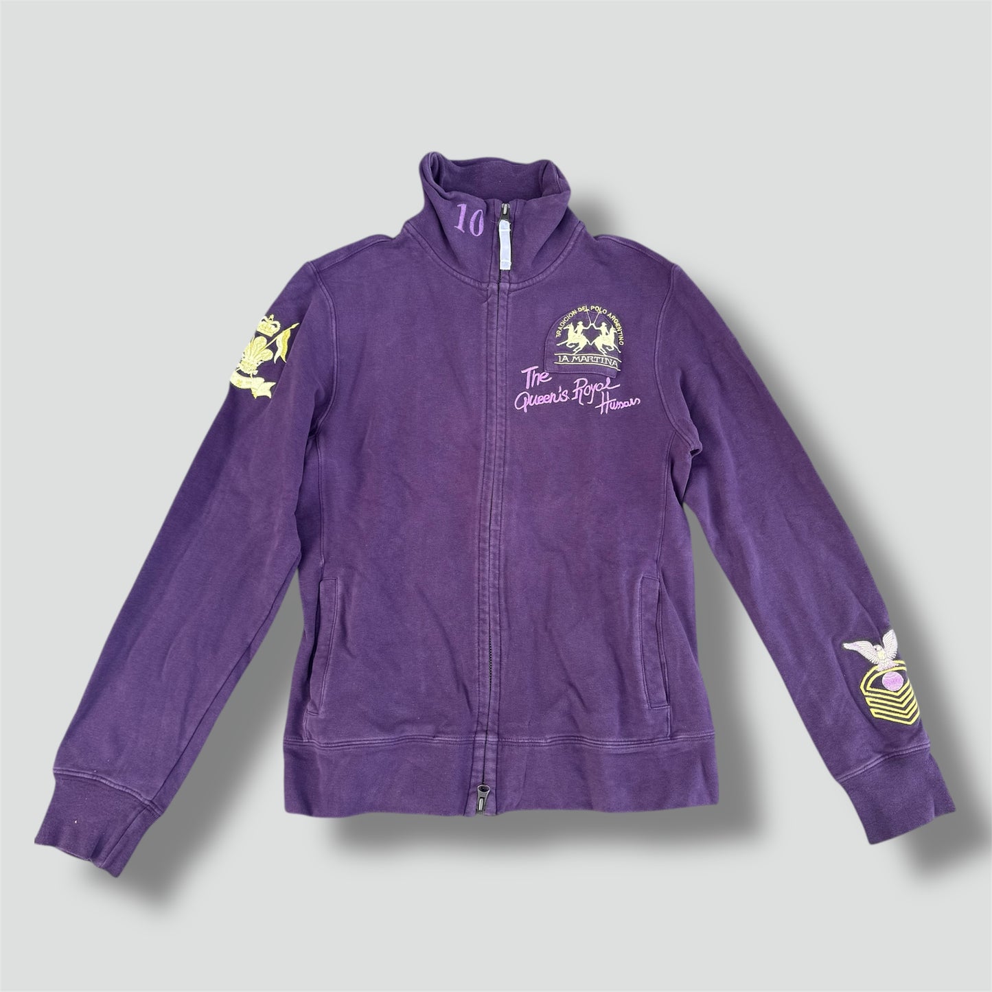 La Martina Queens Royal purple zip-up