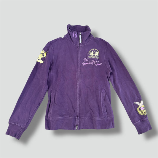 La Martina Queens Royal purple zip-up