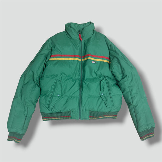 DSL 55 Diesel vintage green puffer jacket
