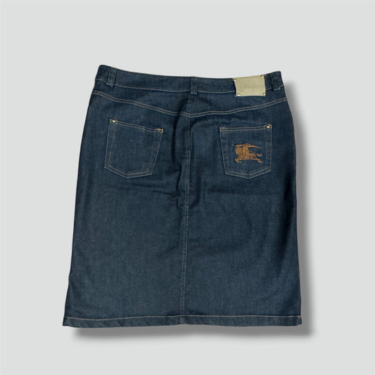 Burberry London vintage denim skirt