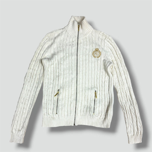 Lauren by Ralph Lauren vintage knitted zip-up