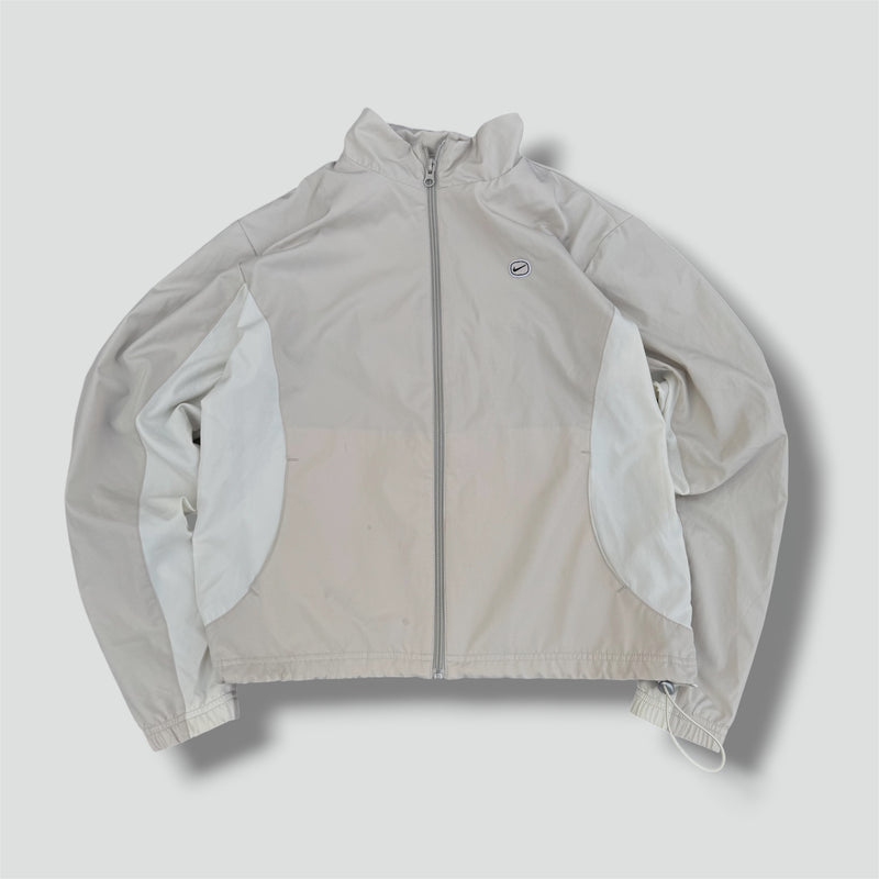 Sourced limited accessories and clothes Nike vintage women’s beige track jacket – Secondhand Streetwear