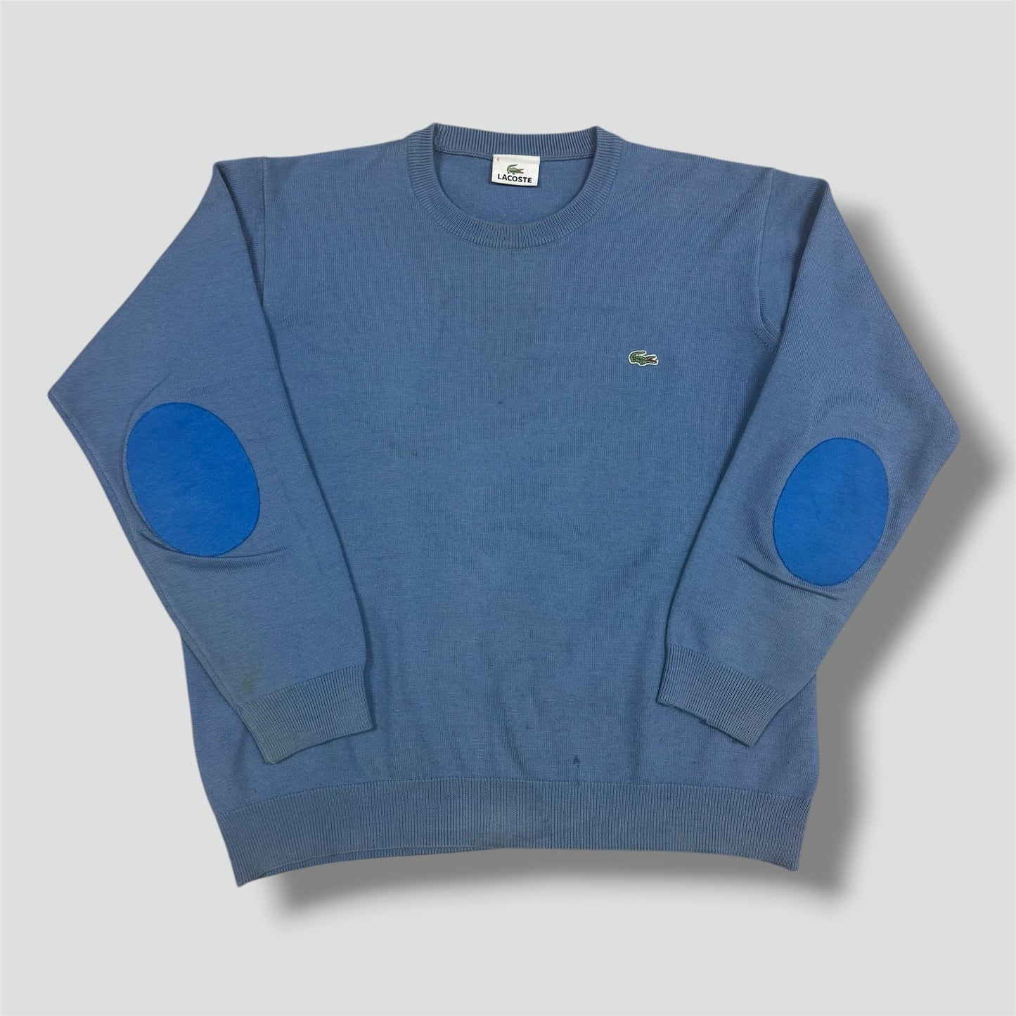 Lacoste blue knitted crewneck sweatshirt used