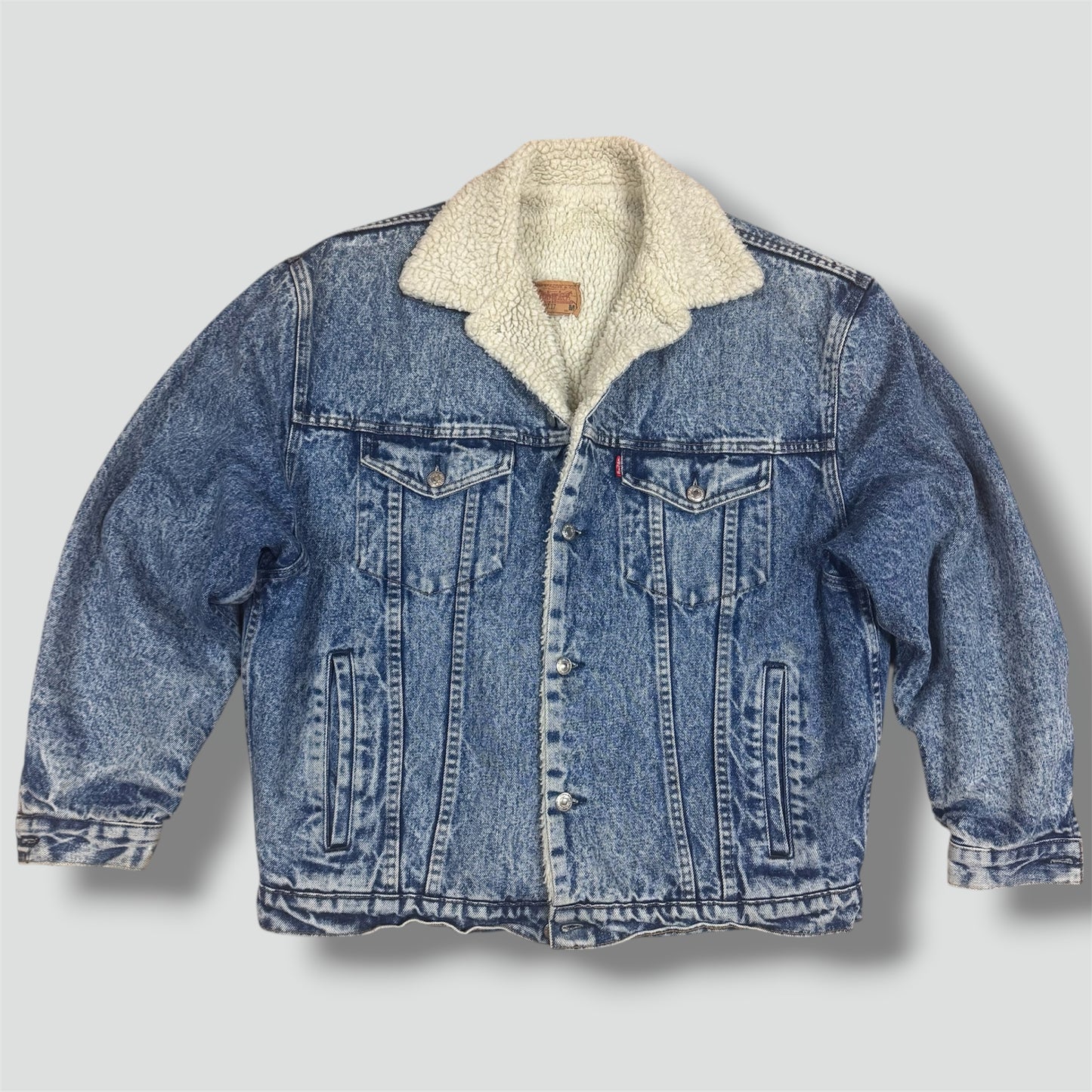 Levi Strauss vintage fluffy denim jacket