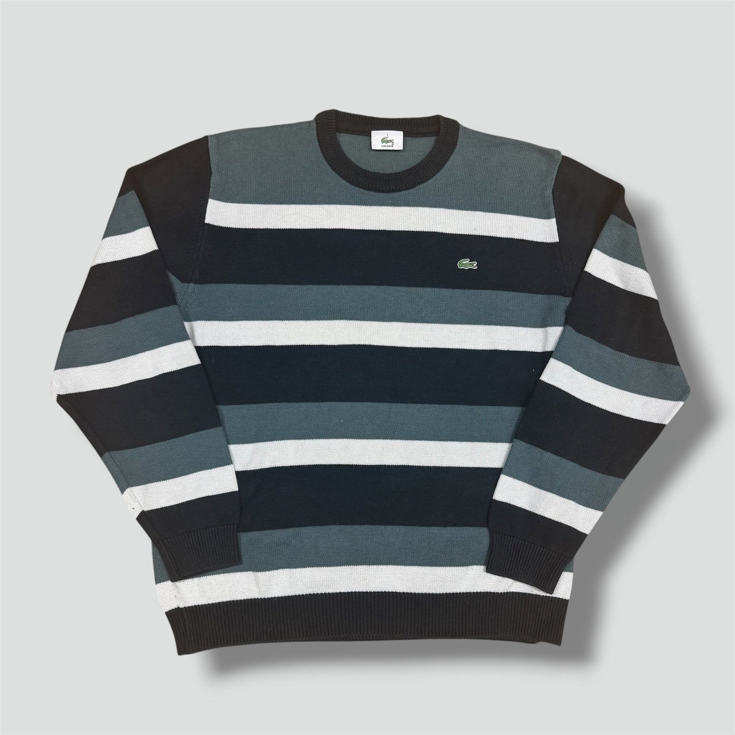 Vintage Lacoste striped knitted sweater