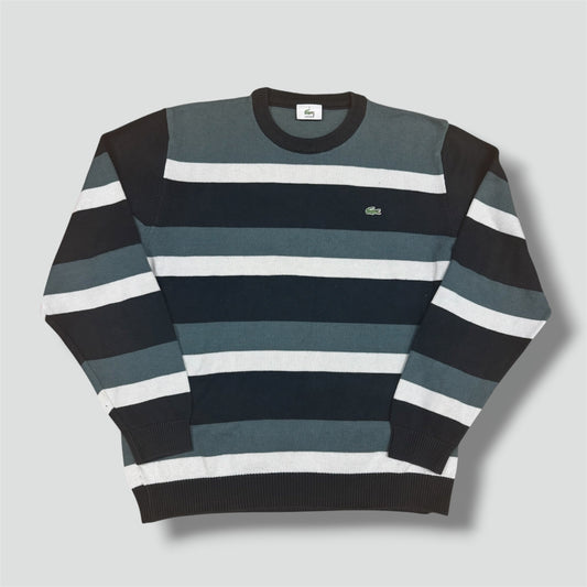 Vintage Lacoste striped knitted sweater
