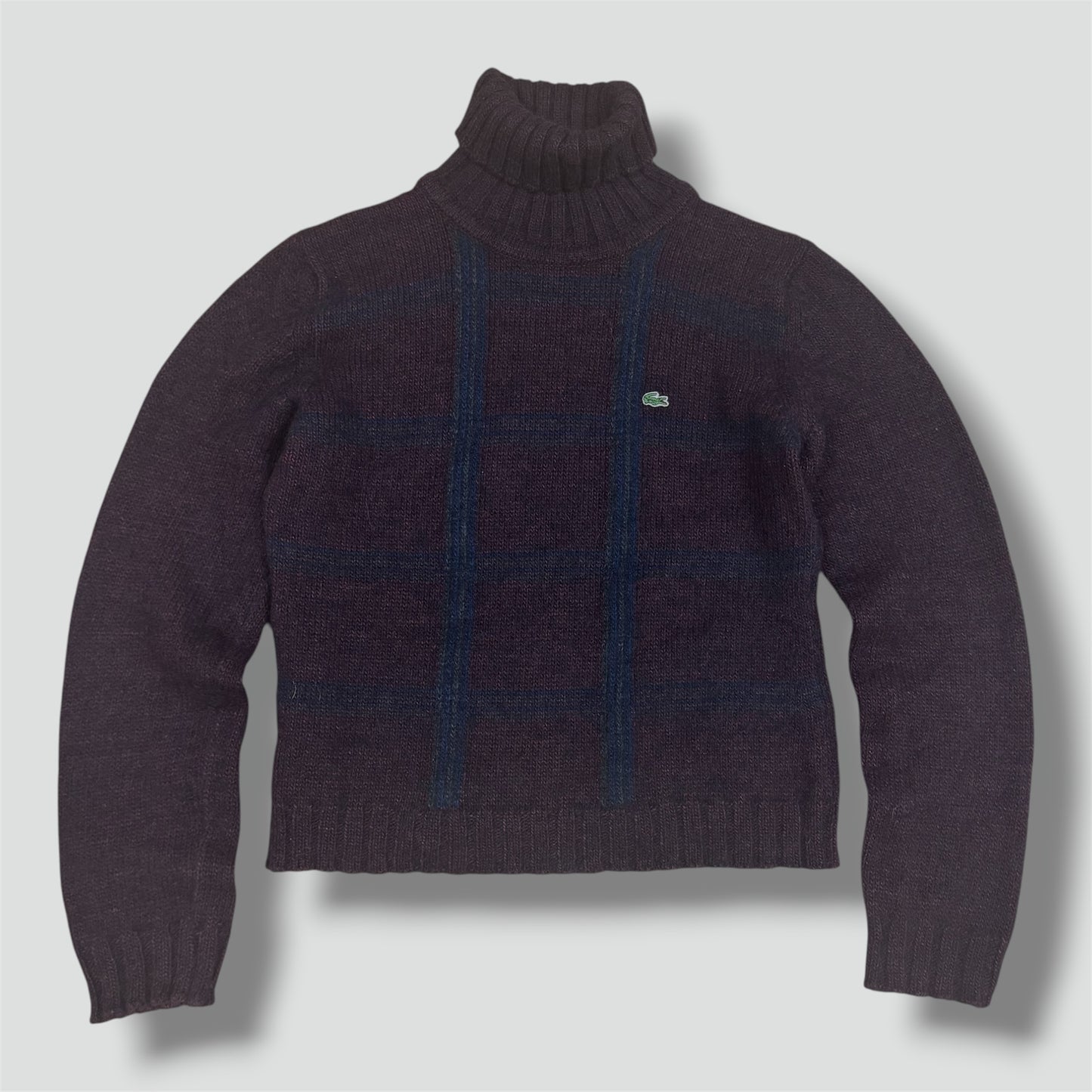 Vintage Lacoste women’s slightly cropped wool sweatshirt