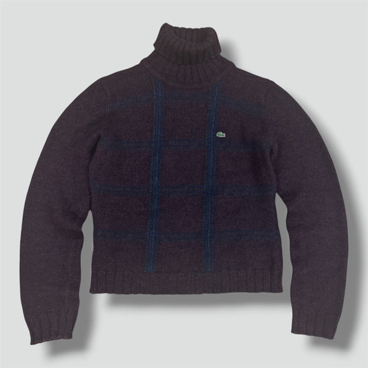 Vintage Lacoste women’s slightly cropped wool sweatshirt