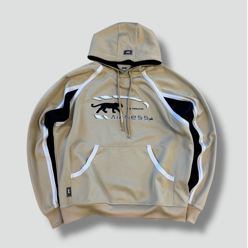 Sourced limited accessories and clothes Airness streetwear style beige hoodie – Secondhand Streetwear