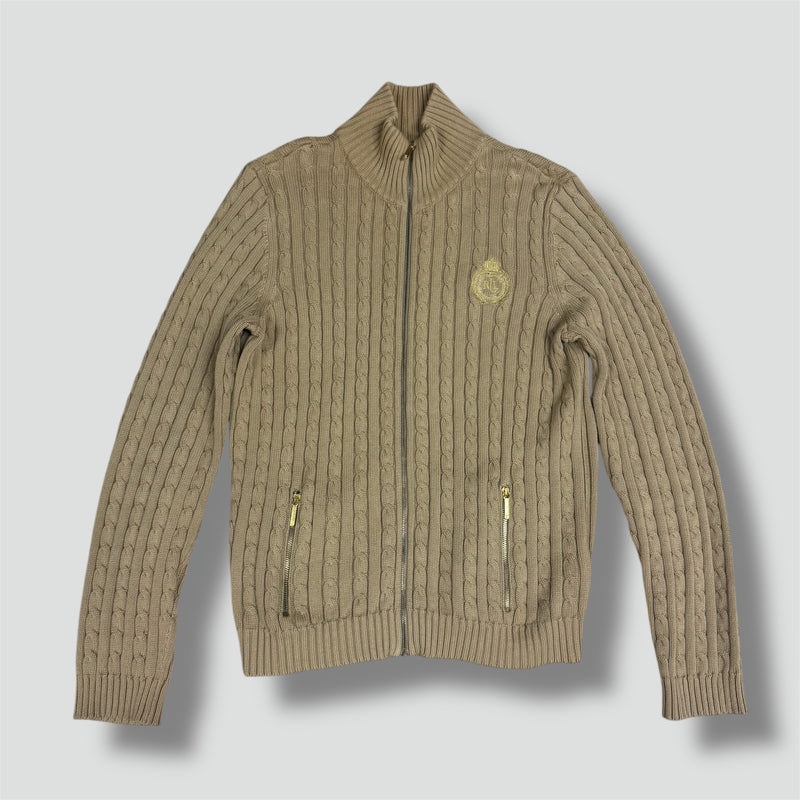 Sourced limited accessories and clothes Lauren Ralph Lauren women’s knitted zip-up – Secondhand Streetwear