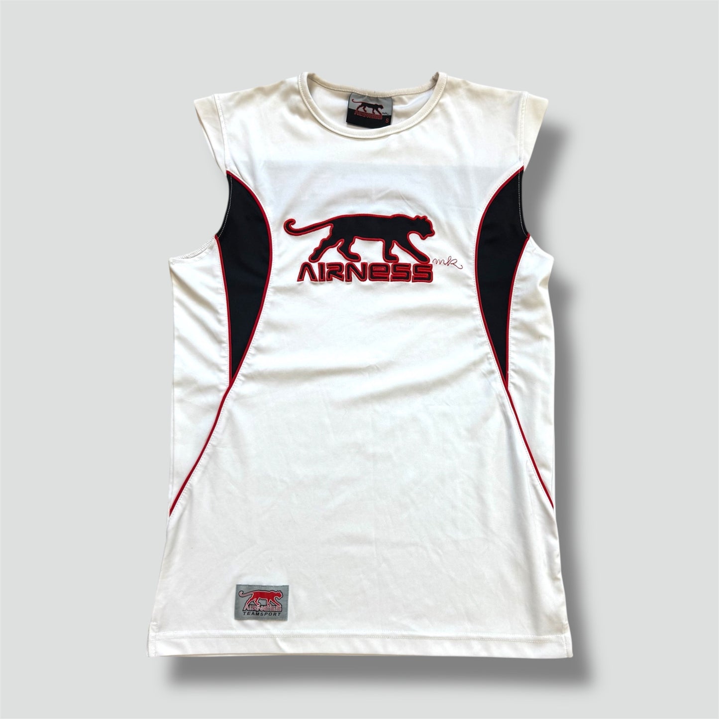 Airness streetwear style white tank top