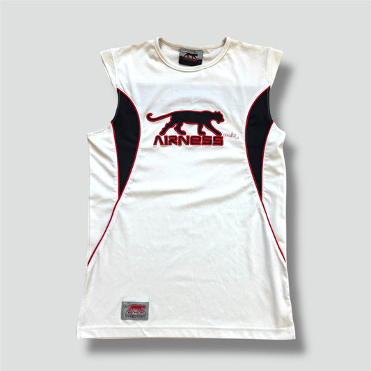 Airness streetwear style white tank top